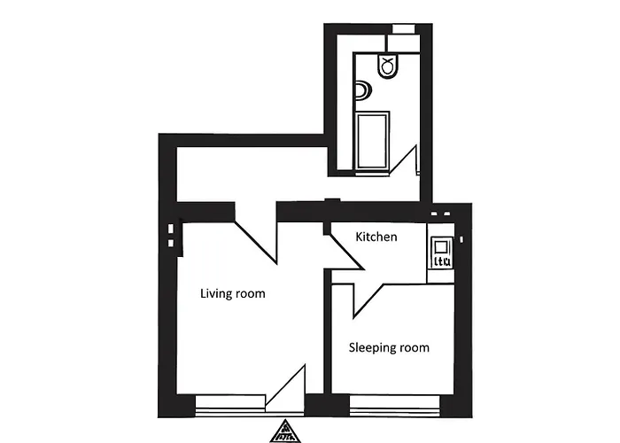Comfortable 2-room For Rest & Work P-berg Διαμέρισμα *